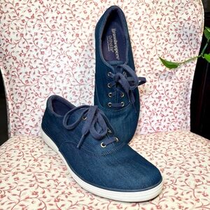 Grasshoppers Denim Blue Women's Sneakers